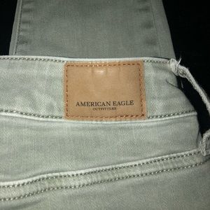 Green American Eagle Jeans